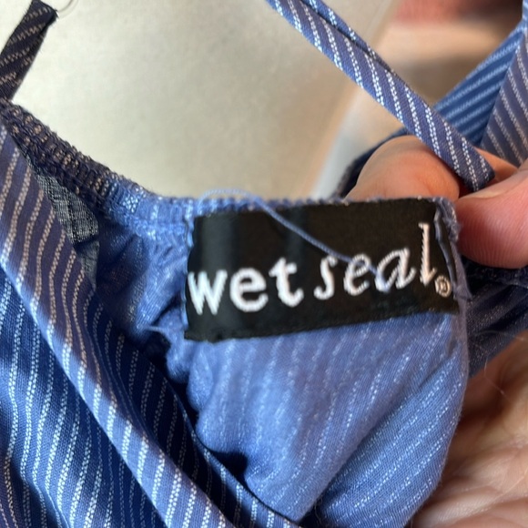 Spaghetti Strap Wrap Cutesy Top - Picture 7 of 12